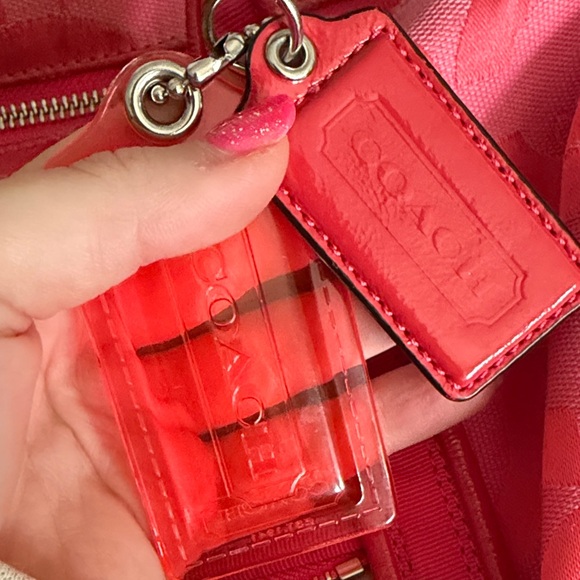 Coach Pink Poppy Bag with Two Hang Tags - Picture 7 of 13